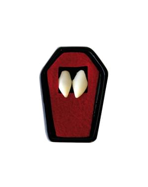 Dentes de vampiro afiados para adulto