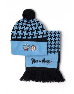 Rick & Morty Beanie and Scarf Set
