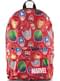 Marvel Print Rucksack rot
