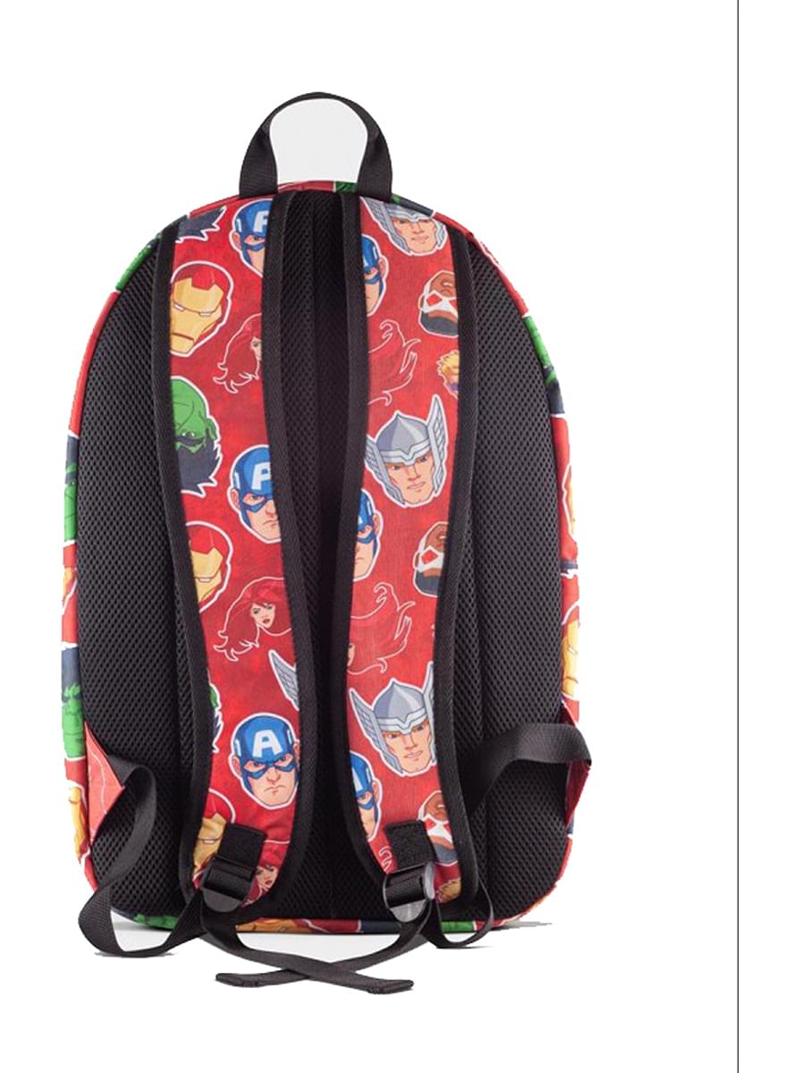 Mochila de Marvel vermelha estampada