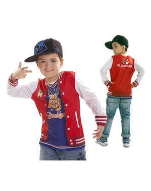 Camisola de rapper com flow para menino