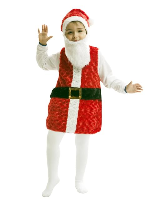 Babbo Natale Immagini Per Bambini.Costume Da Babbo Natale In Peluche Per Bambini I Piu Divertenti Funidelia