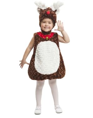 Детский фаршированный костюм северного оленя