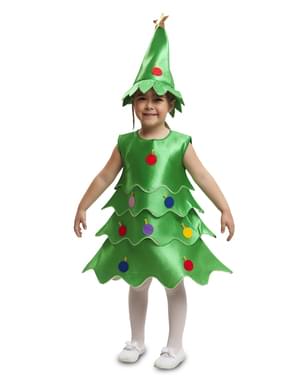 少女のハッピークリスマスツリーコスチューム