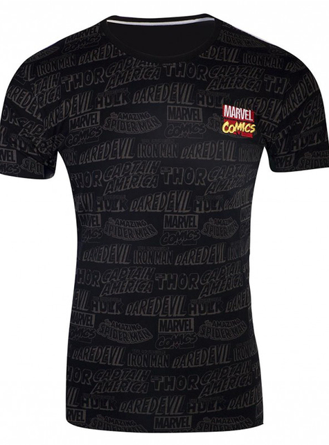 T-shirt de Marvel BD preta