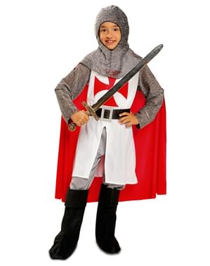 Tempelkrigerkostume til drenge