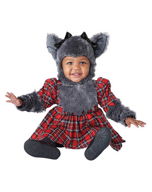 Déguisement loup-garou avec robe pour bébé