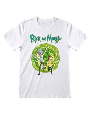 Biała Koszulka Rick & Morty