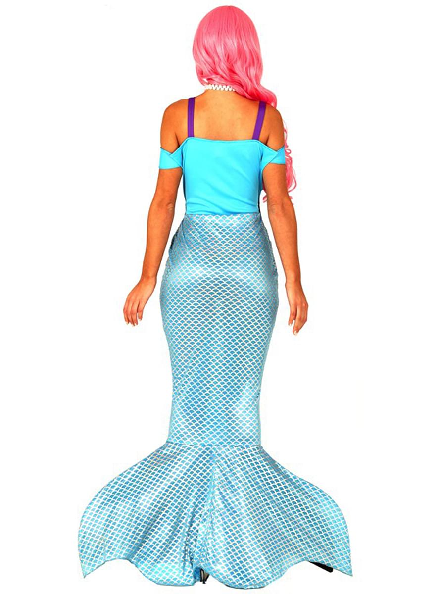Blue Mermaid Costume for Women