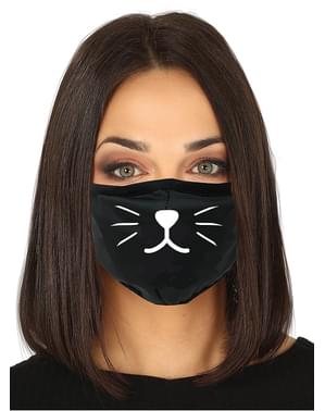 Máscara de gato para adulto