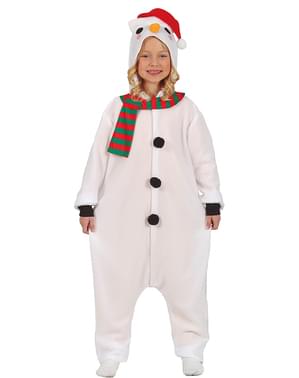 Snowman Onesie Costume for Kids
