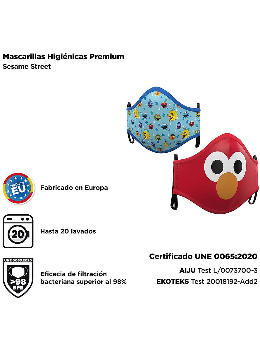 Sesamstraße Mund-Nasen-Maske für Kinder (2 Stück)
