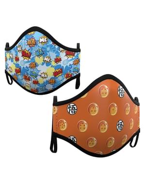 Dragon Ball Ansiktsmaske til Barn (2 stk)