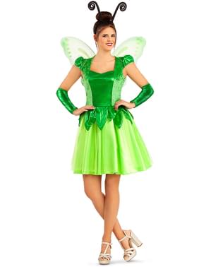 Costum de zână verde pentru femeie
