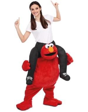 Elmo Sesamstraße Ride On Kostüm für Erwachsene