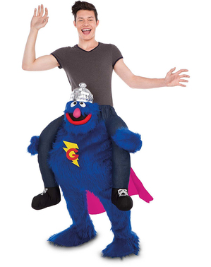 Grover Ulica Sezam vožnja na kostim za odrasle