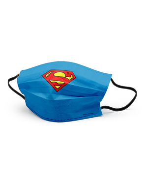 Mascarilla Superman azul para niño