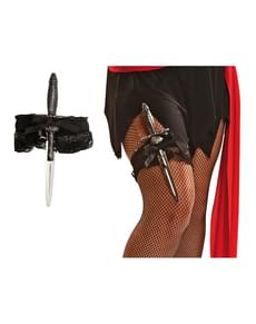 poignard porte jarretelle pirate femme