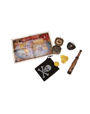 Kit de pirata à procura do tesouro