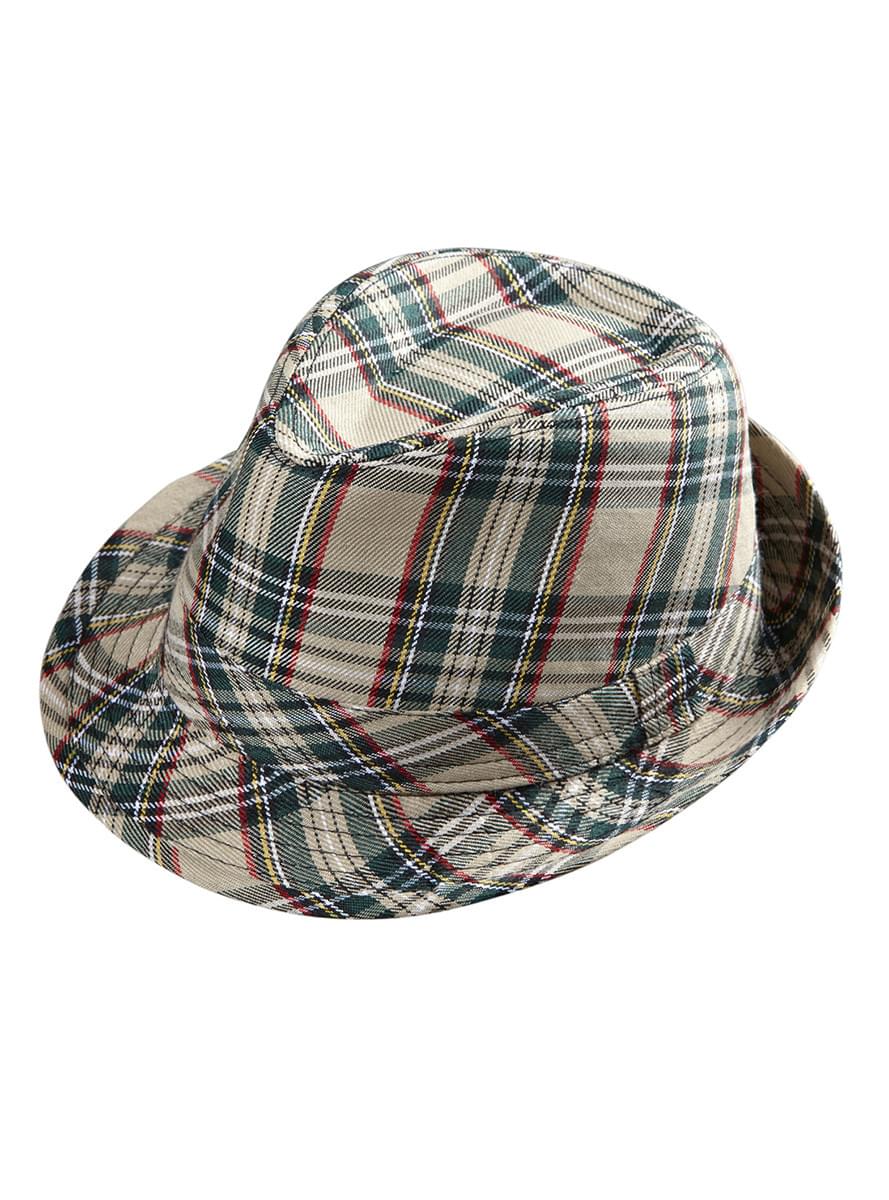 Chapeau à carreaux adulte