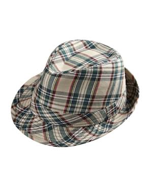 Dospelý Checked Hat