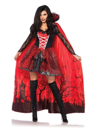 Woman's Seductive Vampiress Costume
