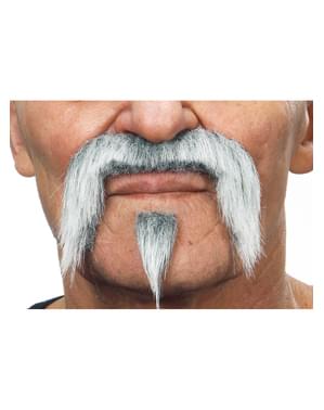 Férfi Szürke Western bajuszát Goatee
