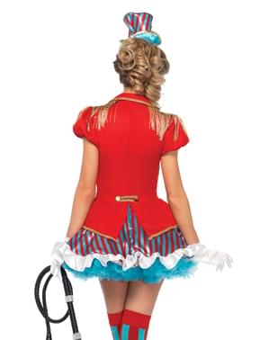 Fato de domadora de circo deslumbrante para mulher