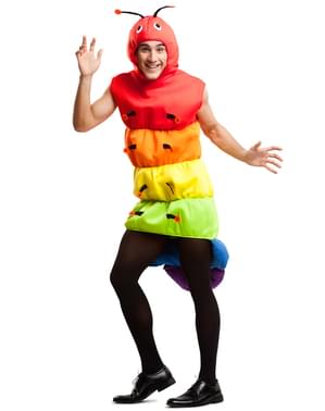 Fato de Centopeia Multicolor para Adulto