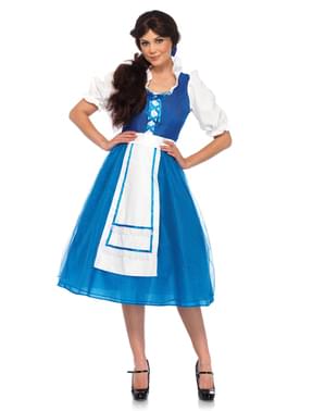 Costume da contadina blu per donna