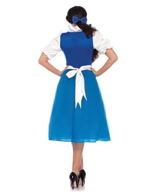 Costum de țărăncuță albastru pentru femeie