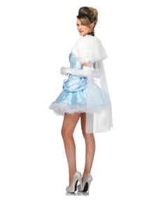 Costume da principessa scarpetta di cristallo winter per donna