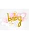 Baby Luftballon roségold (73 cm)