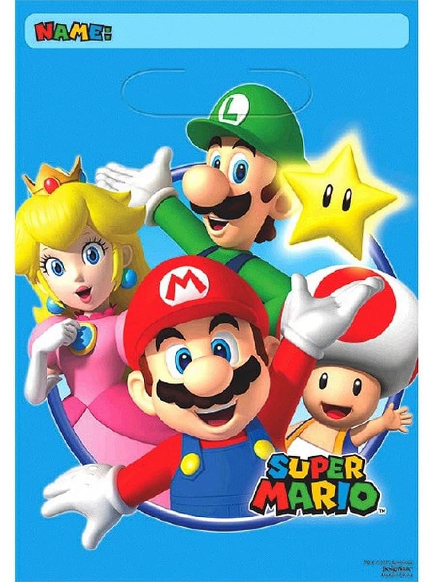 8 pungi de bunătăți Super Mario Bros
