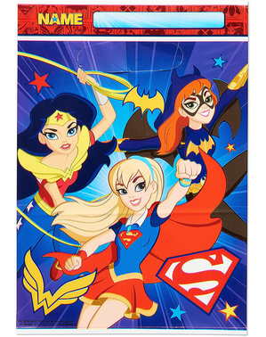 8 bolsas de chucherías de DC Super Hero Girls