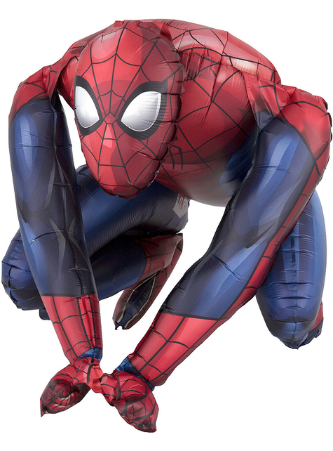 Palloncino a forma di Spiderman (38 cm). Consegna express