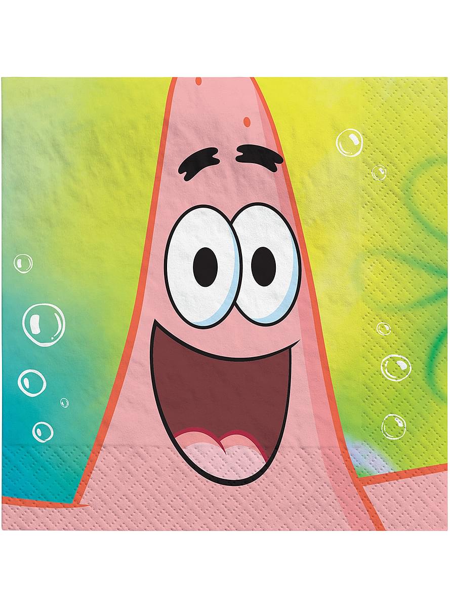 16 servilletas de Bob Esponja (33x33 cm)