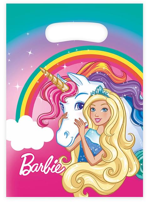 Festone di compleanno di Barbie Dreamtropia. Consegna express