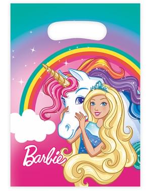 8 sachets à bonbons Barbie-Dreamtopia