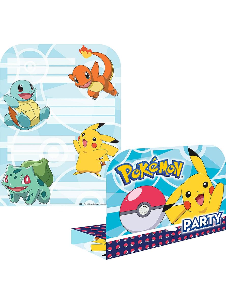 6 pozvánok Pokémon