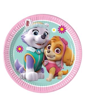 8 Paw Patrol Skye & Everest Πλάκες (20 εκατοστά)