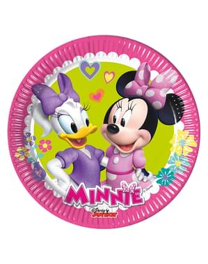 8 pratos de Minnie Mouse e Daisy (20cm)