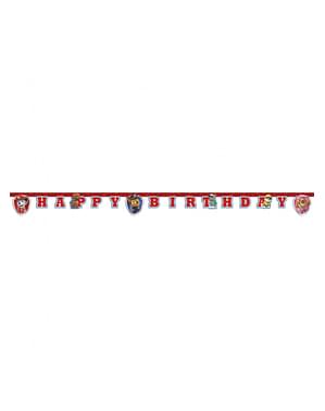 Paw Patrol “Tillykke Med Fødselsdagen” Guirlande - Paw Patrol Klar til Action