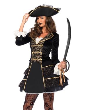 Costume da capitano dei sette mari per donna