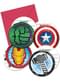 6 Avengers Invitations - Mighty Avengers
