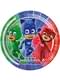 8 PJ Masks Pappteller (20 cm)