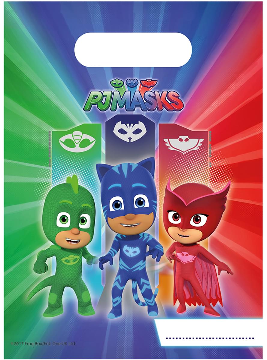 6 pungi cu bunătăți PJ Masks 