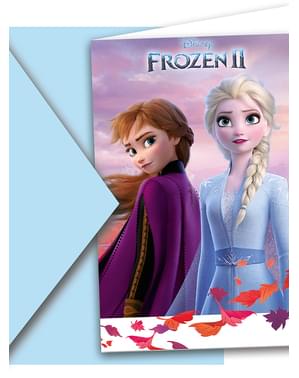 6 convites de Frozen 2