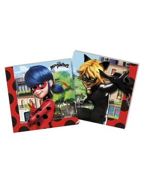 20 servetėlės Ladybug (33x33 cm) - Miraculous Ladybug
