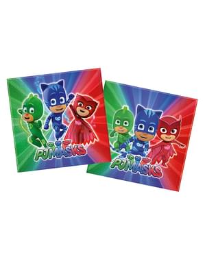 20 servilletas de PJ Masks (33x33 cm)